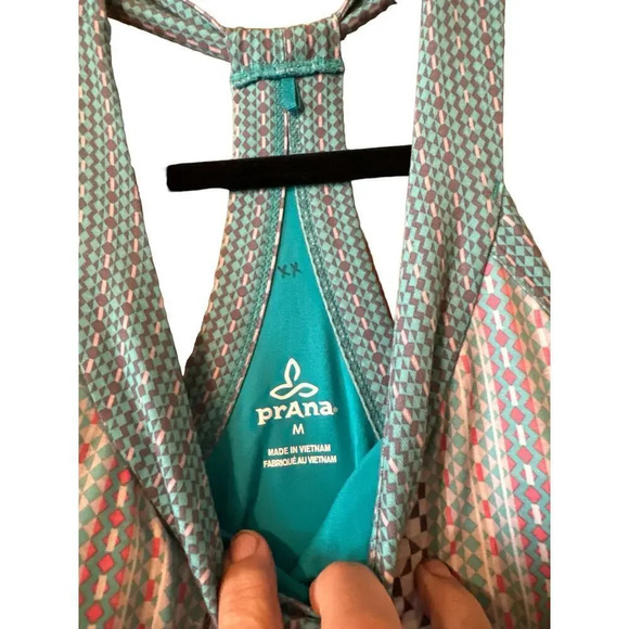 Prana Blue Halter Sundress Resort Wear - Picture 2 of 7